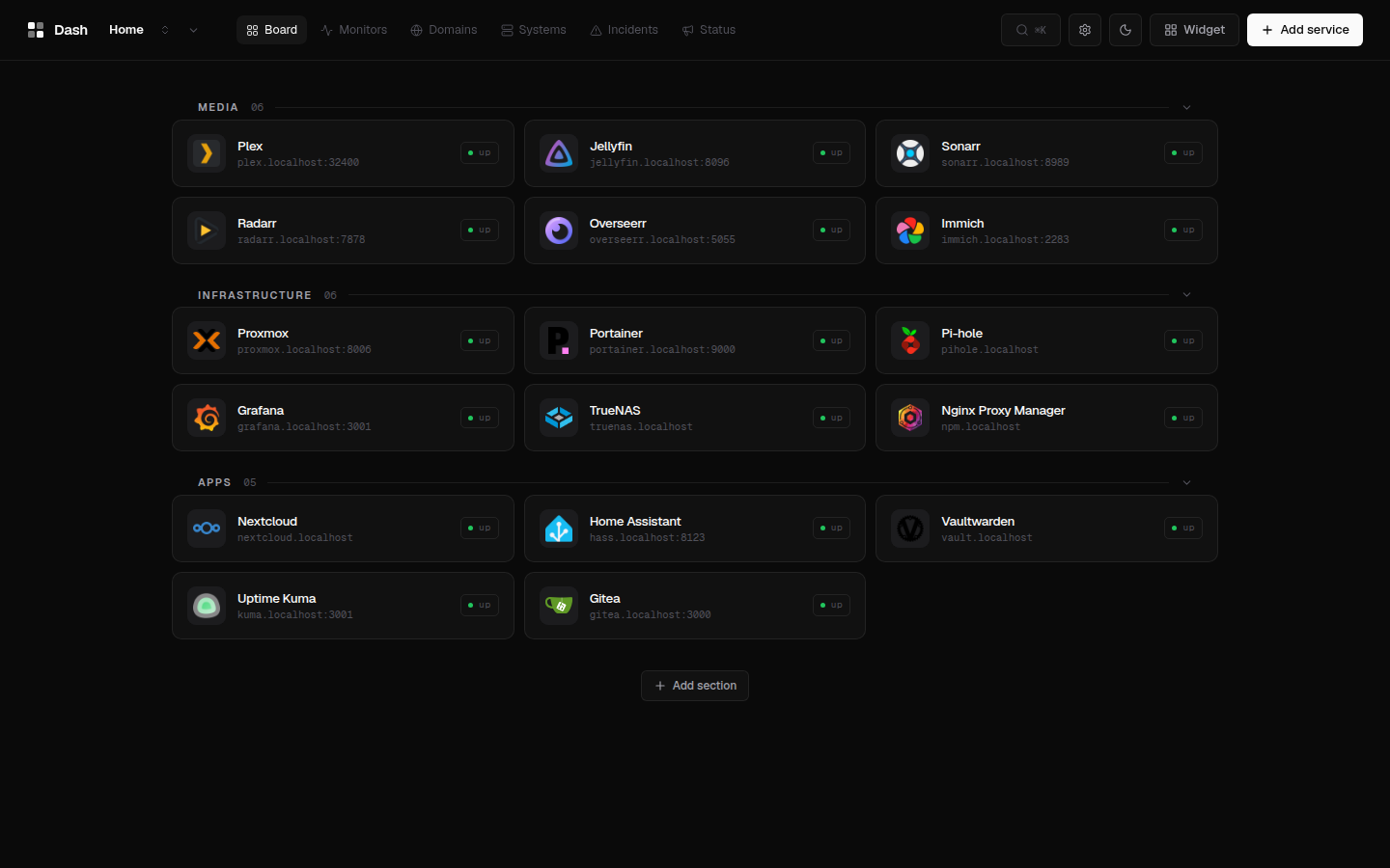 Service board
