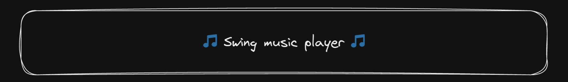 SWING MUSIC PLAYER BANNER IMAGE